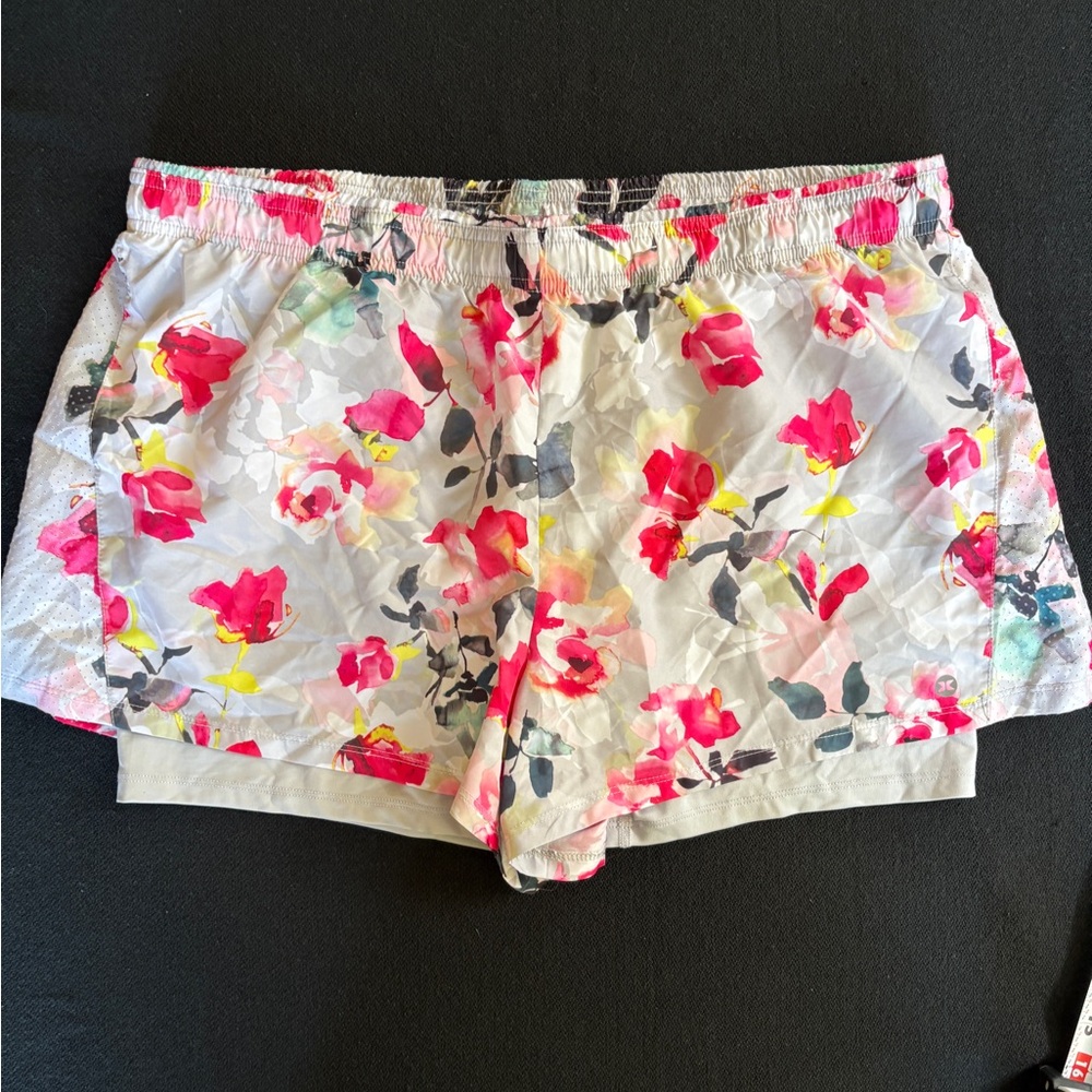 RBX Women's Floral Running Shorts Size XL